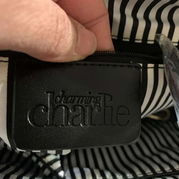 BURGUNDY satchel with crossbody strap, nwt - Picture 7 of 8